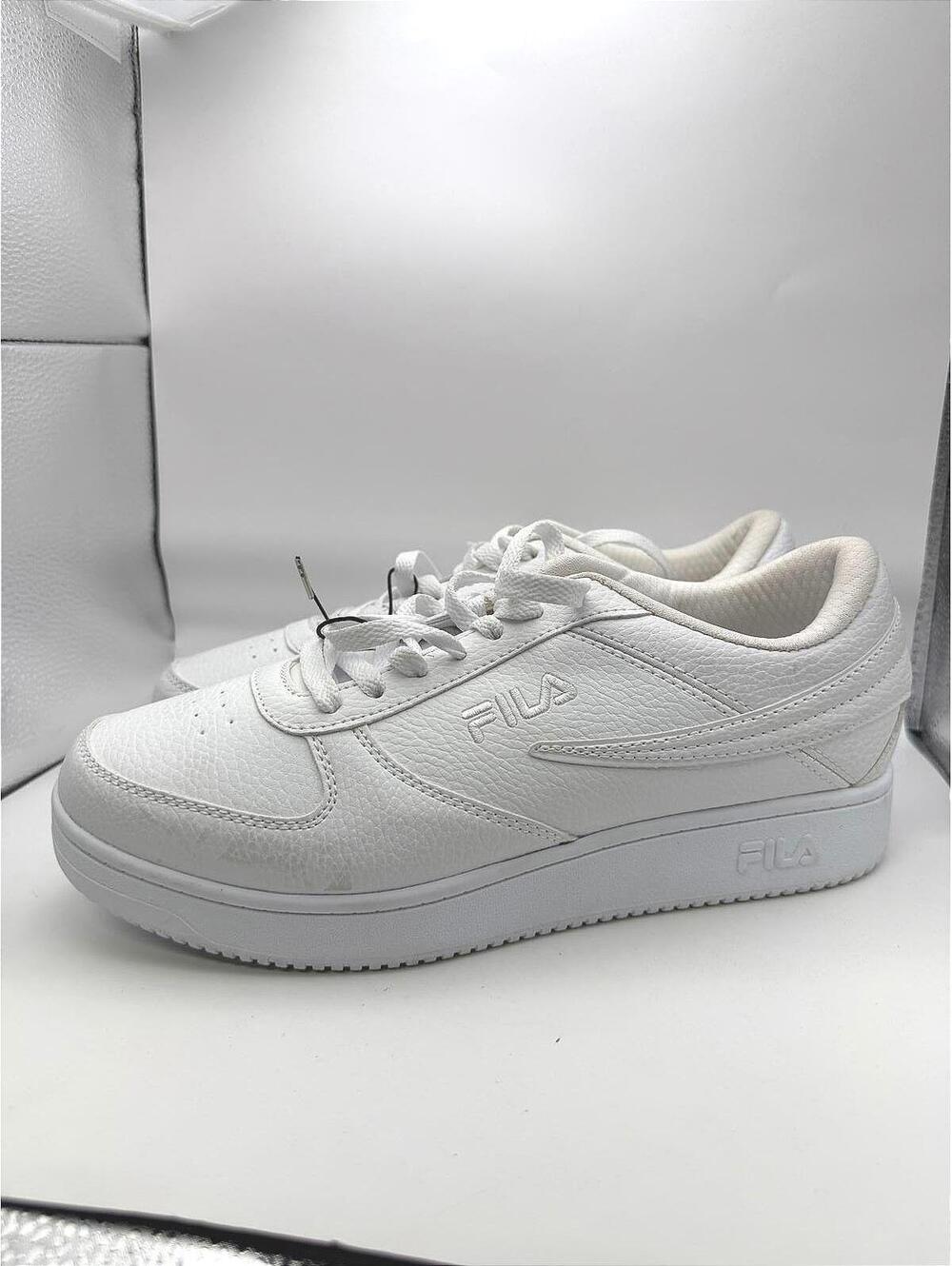 Fila White Leather Sneakers Fila A-Low Men's 9
